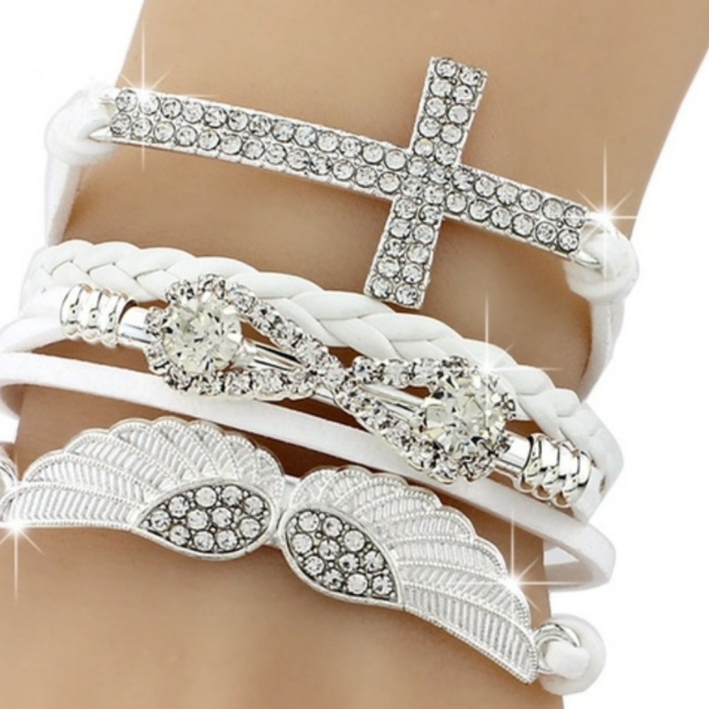 1 piece leather bracelet